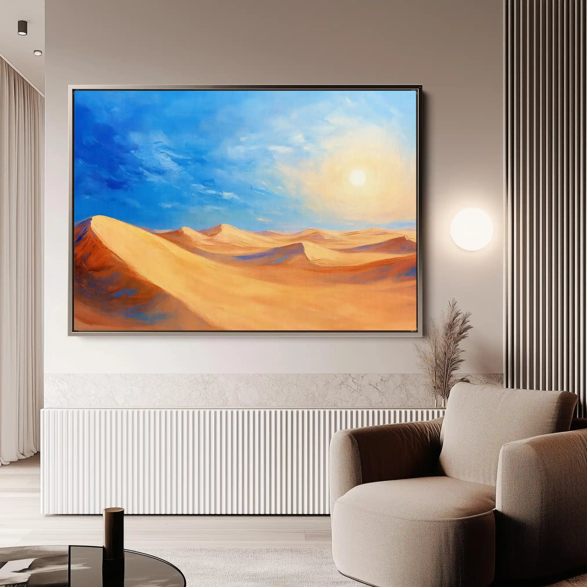 Landscape 301 Canvas Art 60 x 40 cm / Black