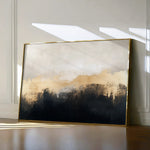 Abstract 302 Canvas Art 18" x 24" / 45 x 60 cm / Black