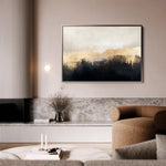 Abstract 302 Canvas Art 18" x 24" / 45 x 60 cm / Black