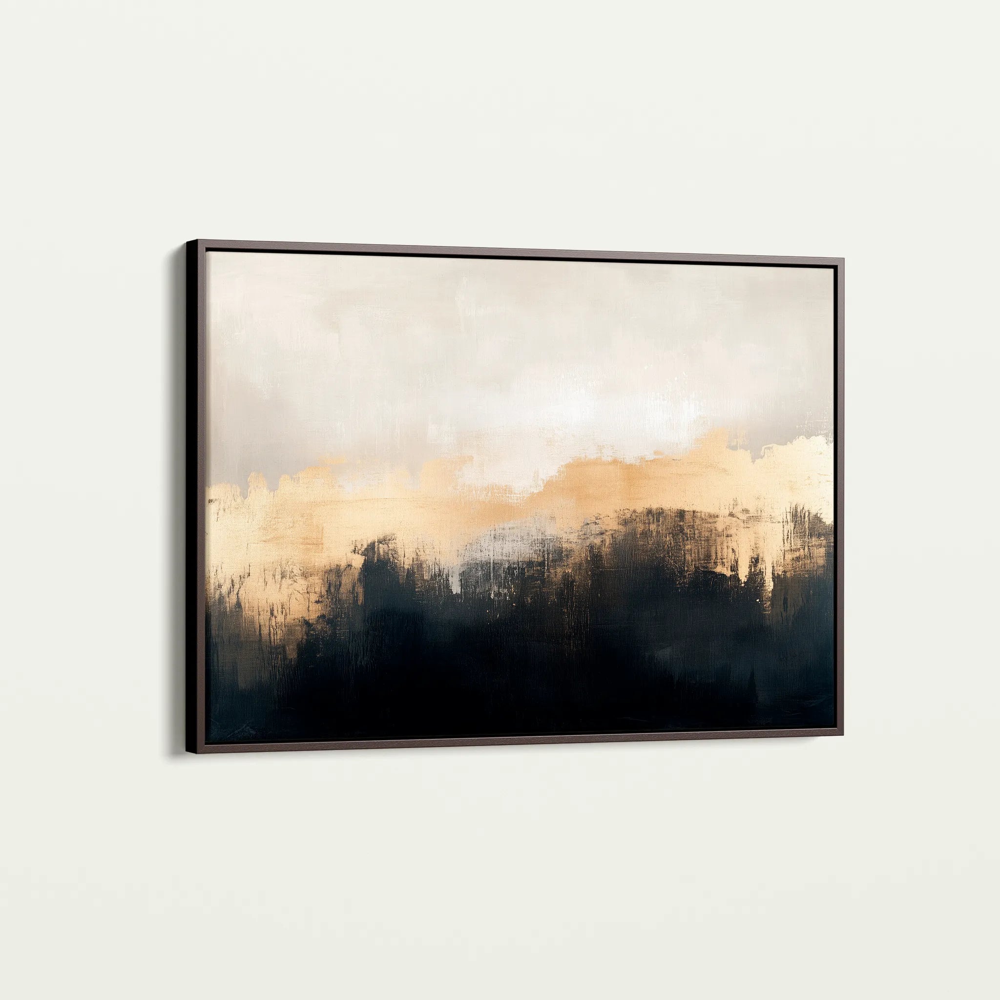 Abstract 302 Canvas Art 18" x 24" / 45 x 60 cm / Black