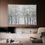 Floral 302 Canvas Art 60 x 40 cm / Black