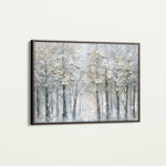 Floral 302 Canvas Art 60 x 40 cm / Black