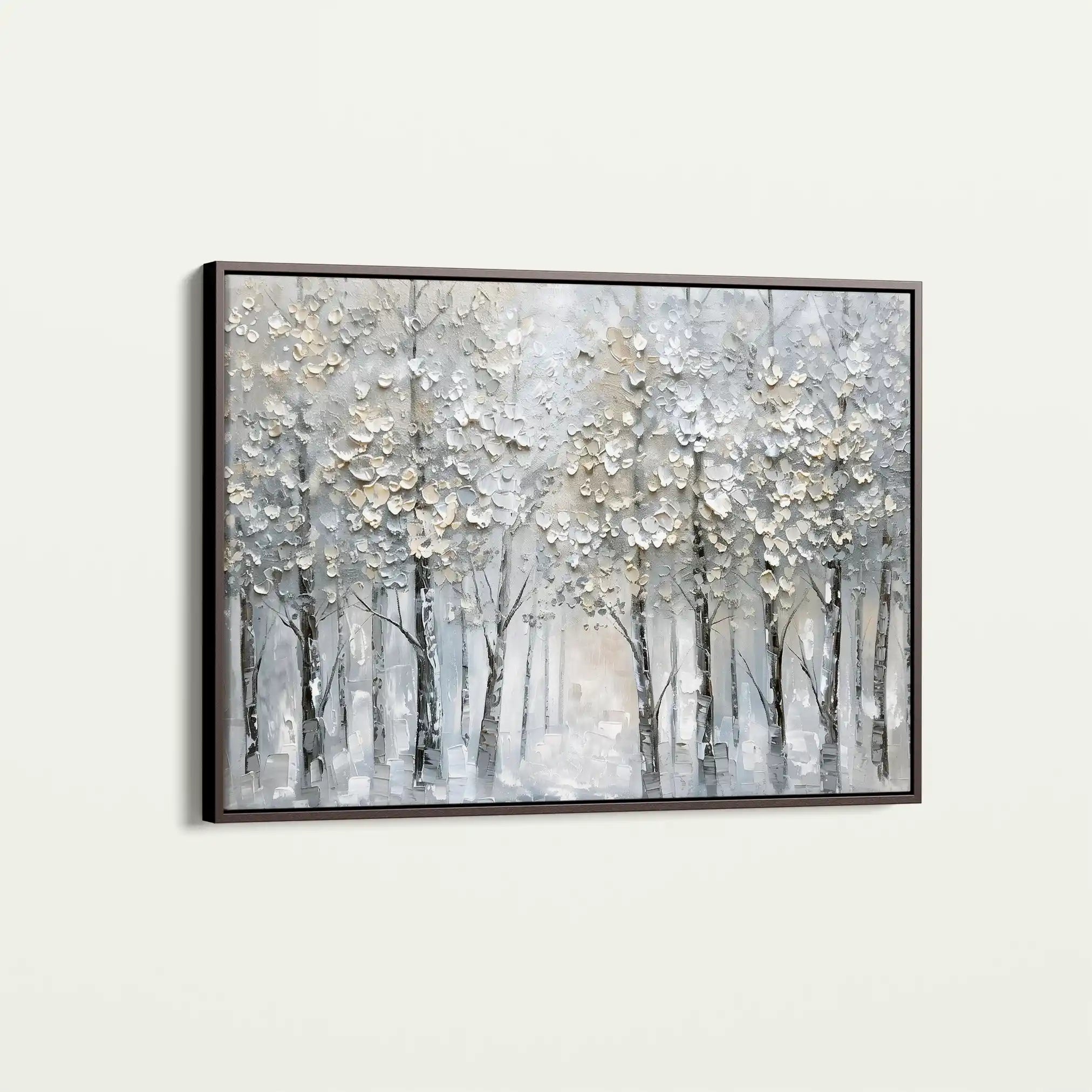 Floral 302 Canvas Art 60 x 40 cm / Black