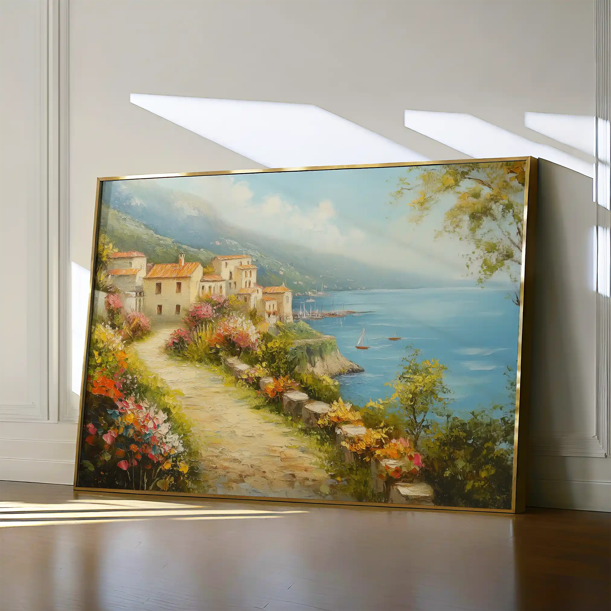 Landscape 302 Canvas Art 60 x 40 cm / Black