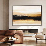 Abstract 303 Canvas Art 18" x 24" / 45 x 60 cm / Black