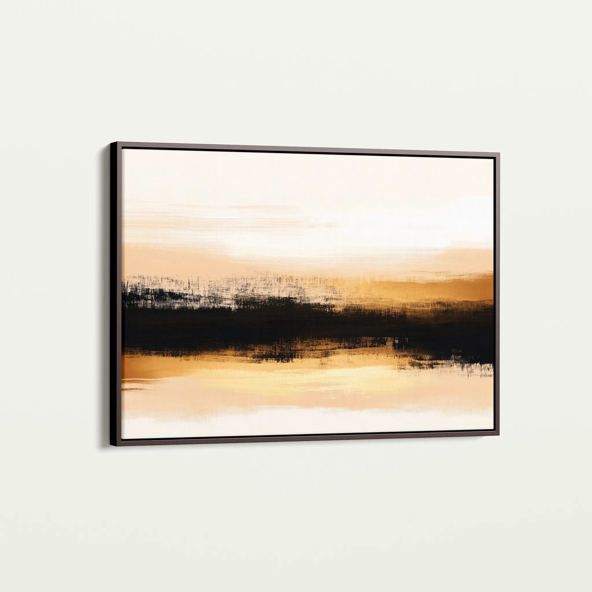 Abstract 303 Canvas Art 18" x 24" / 45 x 60 cm / Black