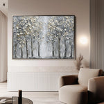 Floral 303 Canvas Art 60 x 40 cm / Black