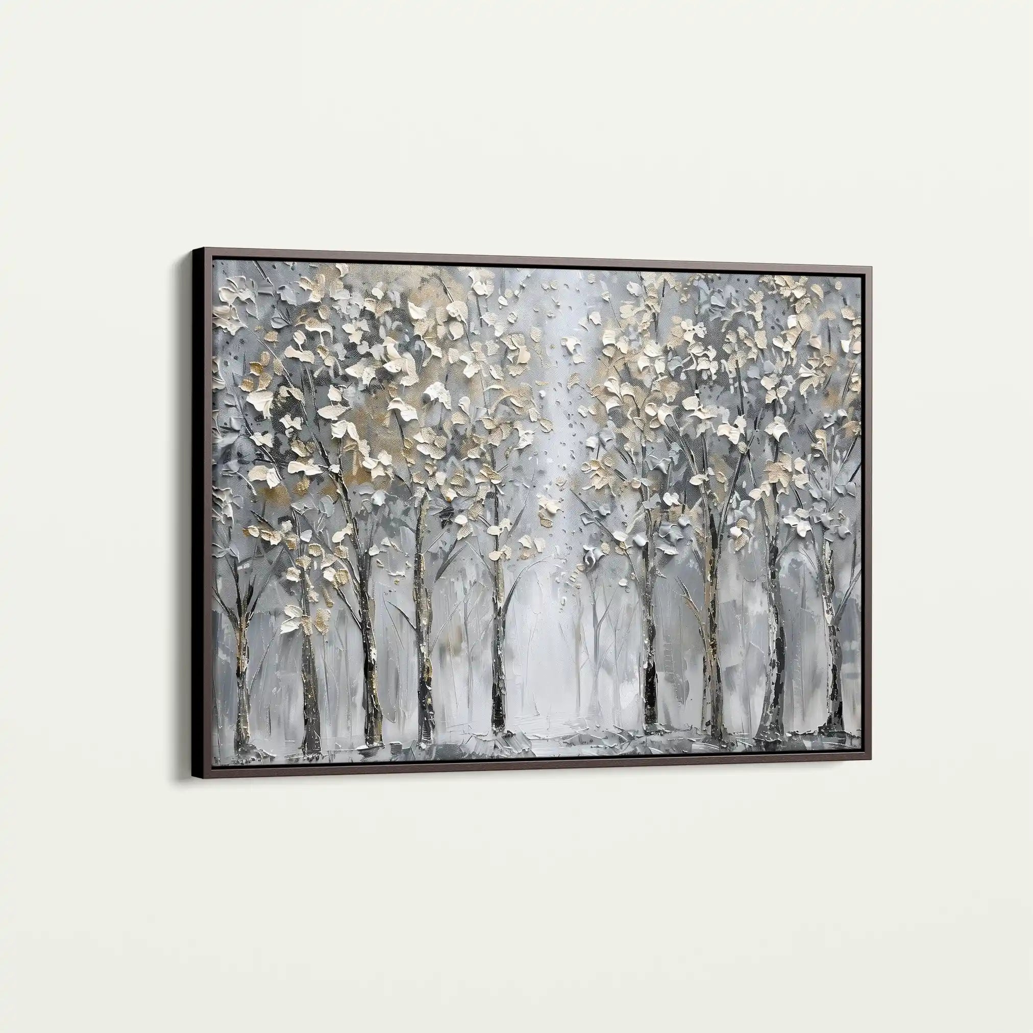 Floral 303 Canvas Art 60 x 40 cm / Black