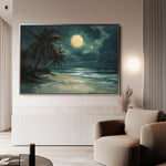 Landscape 303 Canvas Art 18" x 24" / 45 x 60 cm / Black