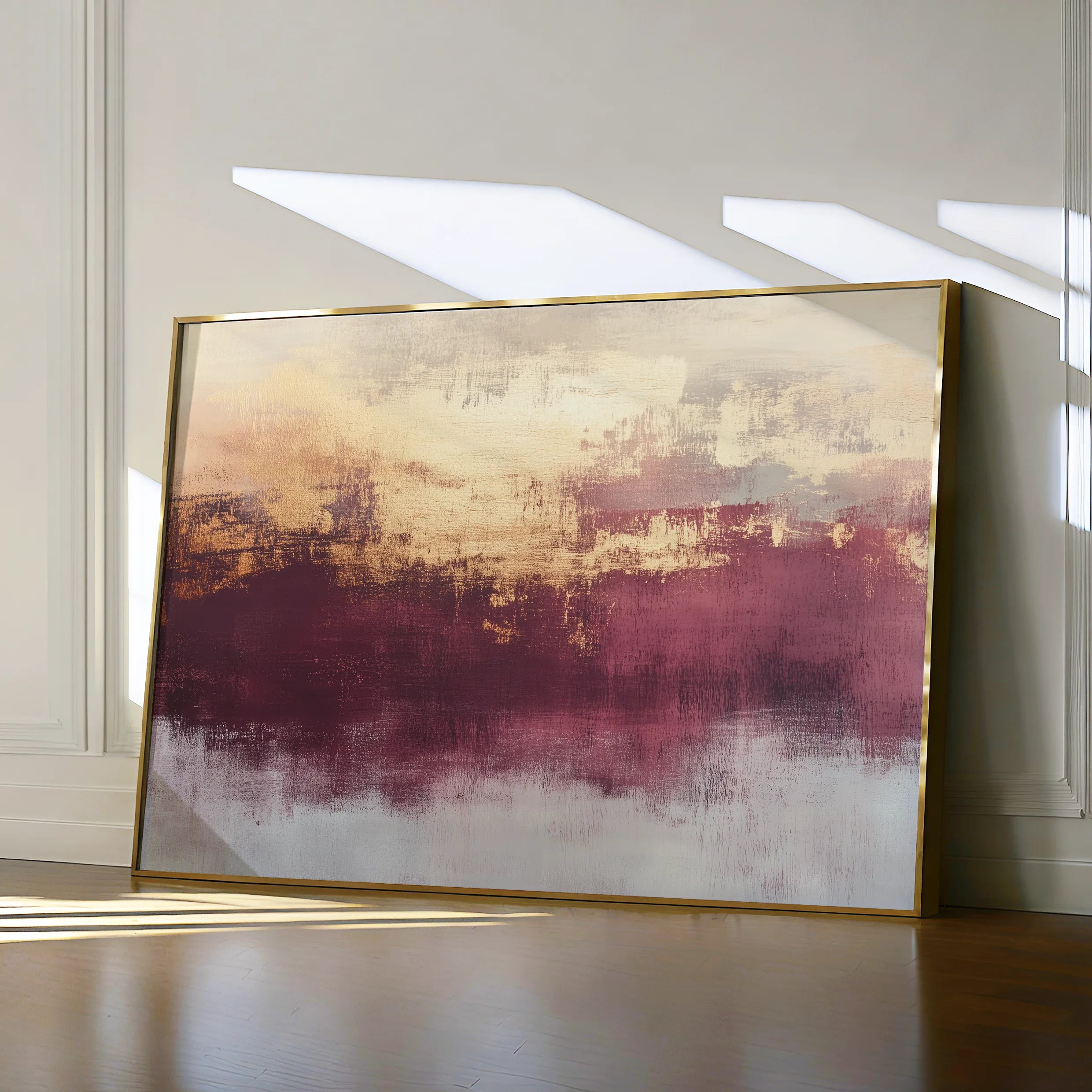 Abstract 304 Canvas Art 18" x 24" / 45 x 60 cm / Black