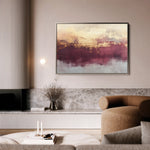 Abstract 304 Canvas Art 18" x 24" / 45 x 60 cm / Black