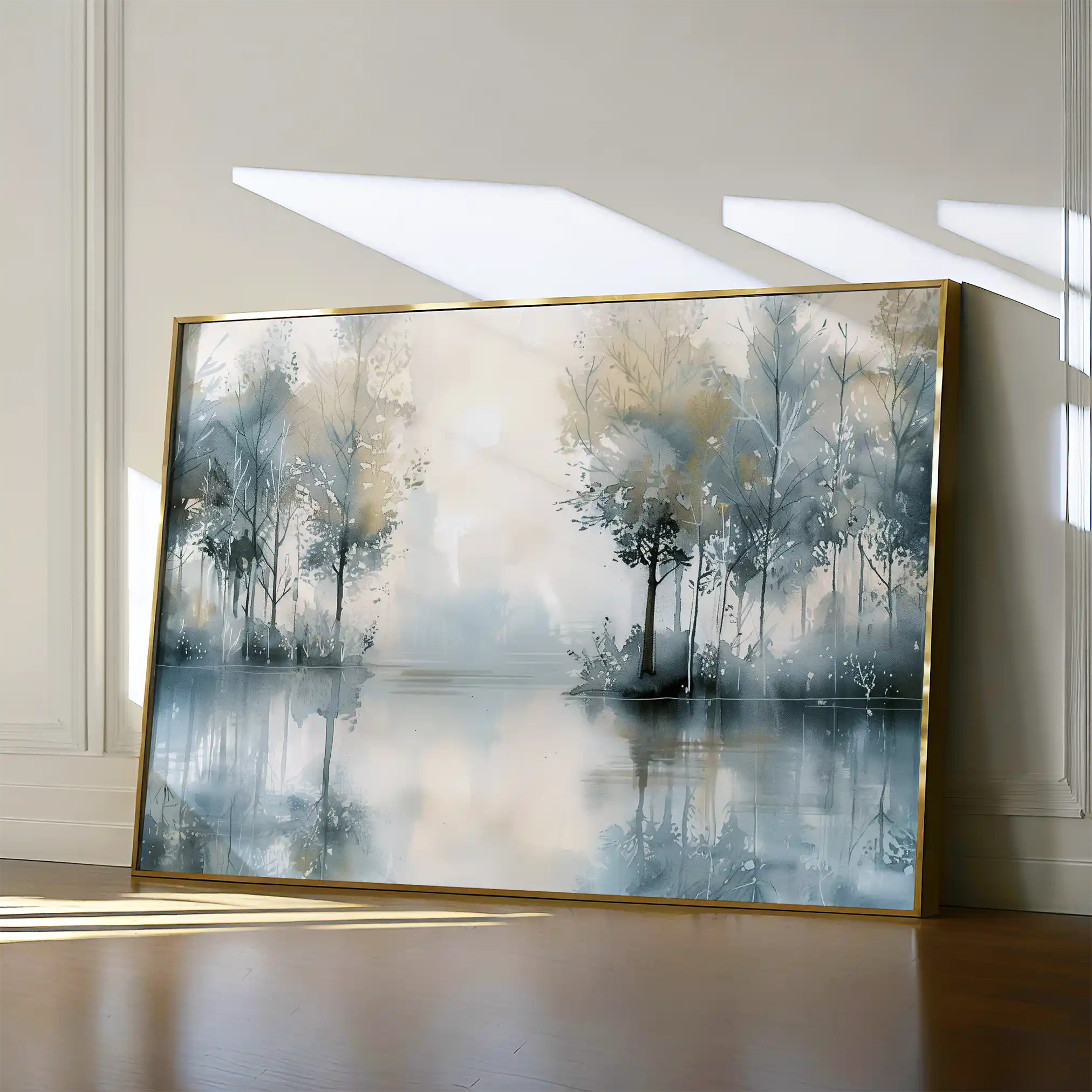 Floral 304 Canvas Art 60 x 40 cm / Black