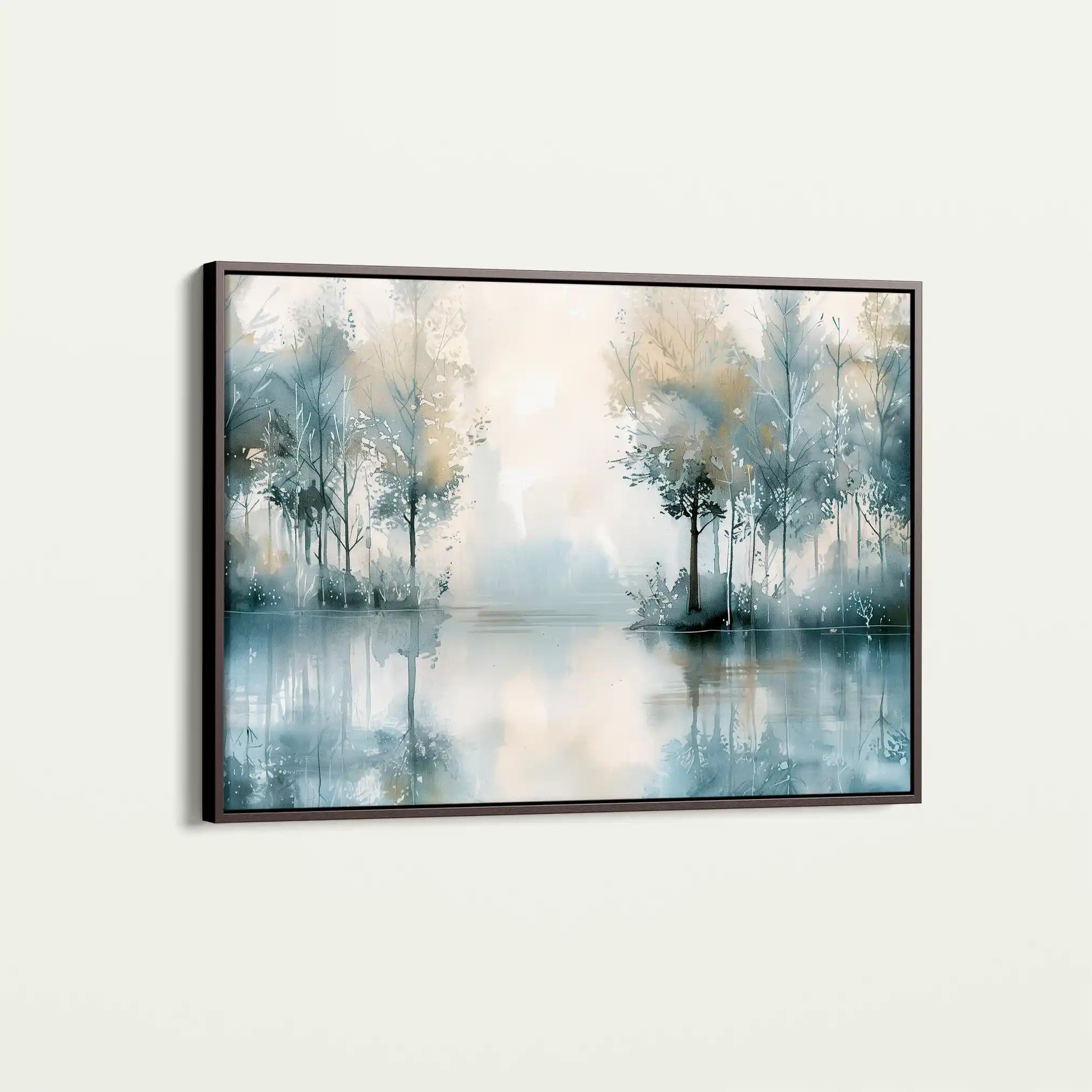 Floral 304 Canvas Art 60 x 40 cm / Black