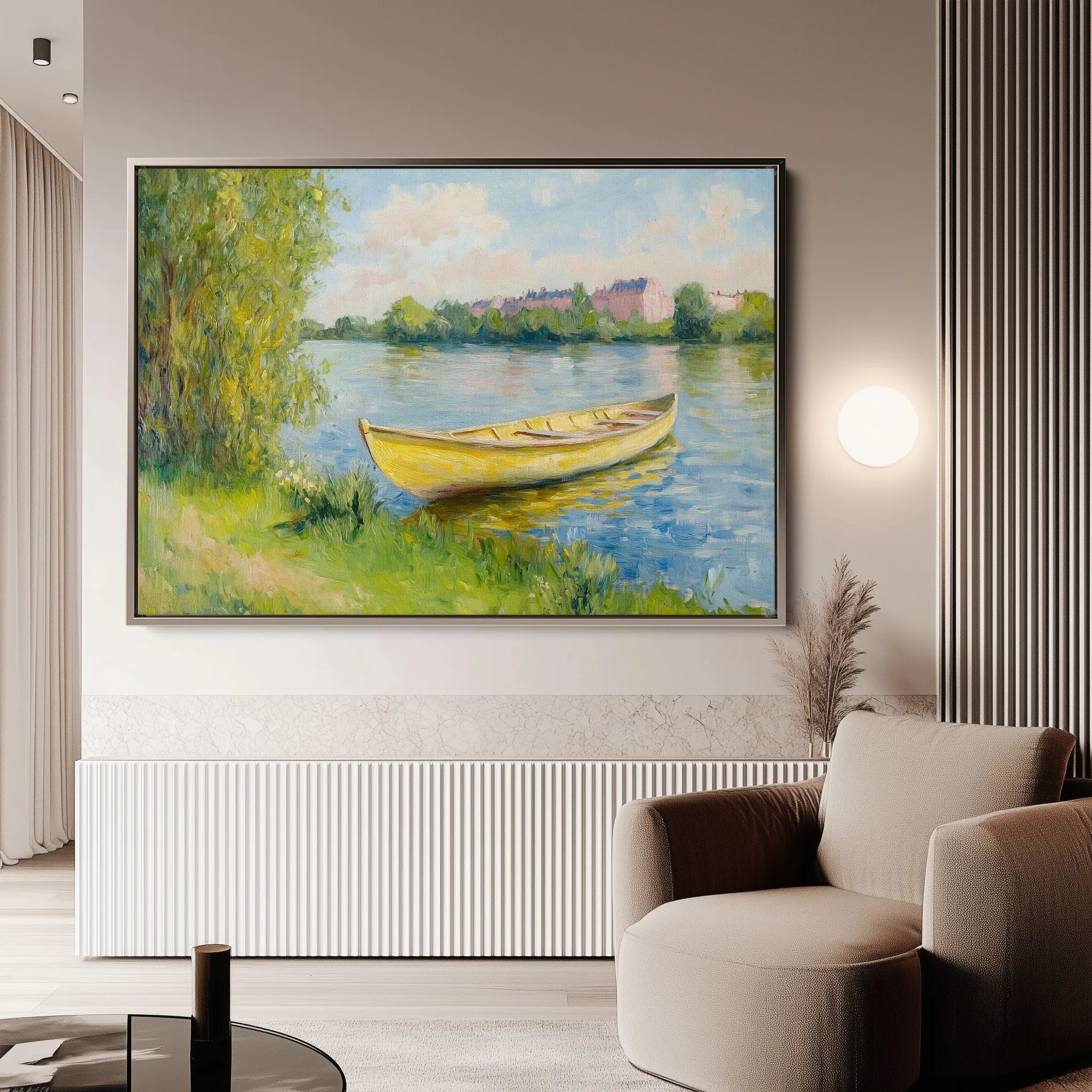 Landscape 304 Canvas Art 18" x 24" / 45 x 60 cm / Black