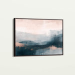 Abstract 305 Canvas Art 18" x 24" / 45 x 60 cm / Black