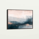 Abstract 305 Canvas Art 18" x 24" / 45 x 60 cm / Black