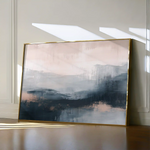 Abstract 305 Canvas Art 60 x 40 cm / Black