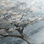Floral 305 Canvas Art 60 x 40 cm / Black
