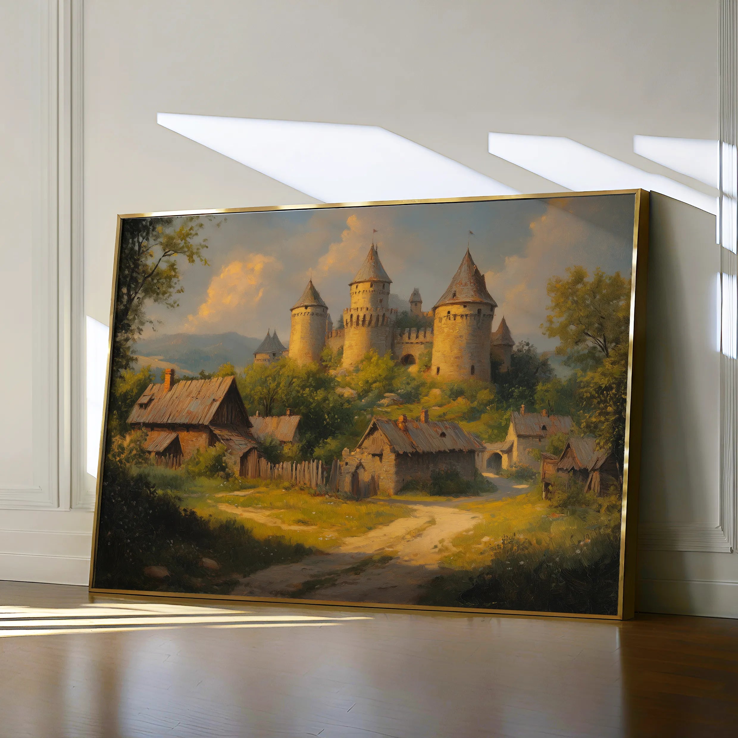 Landscape 305 Canvas Art 18" x 24" / 45 x 60 cm / Black