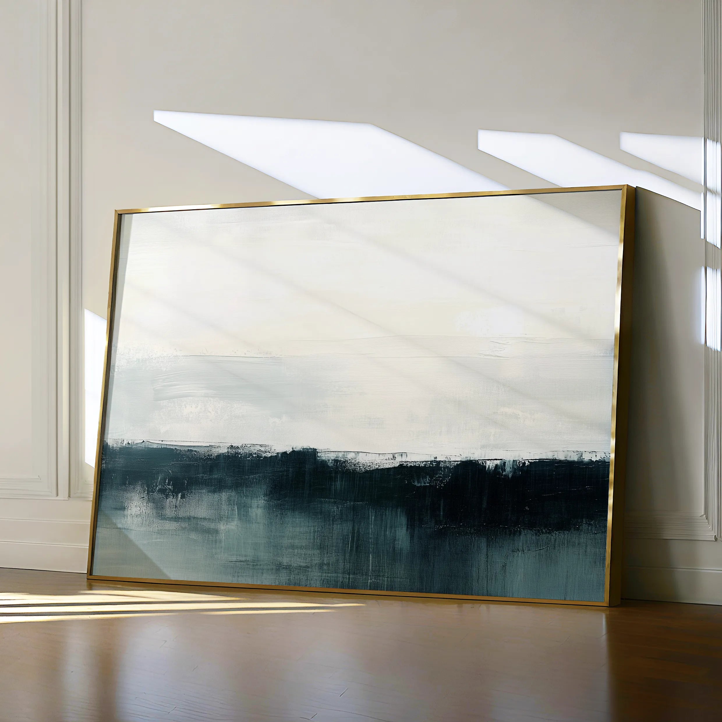 Abstract 306 Canvas Art 18" x 24" / 45 x 60 cm / Black