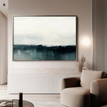 Abstract 306 Canvas Art 18" x 24" / 45 x 60 cm / Black