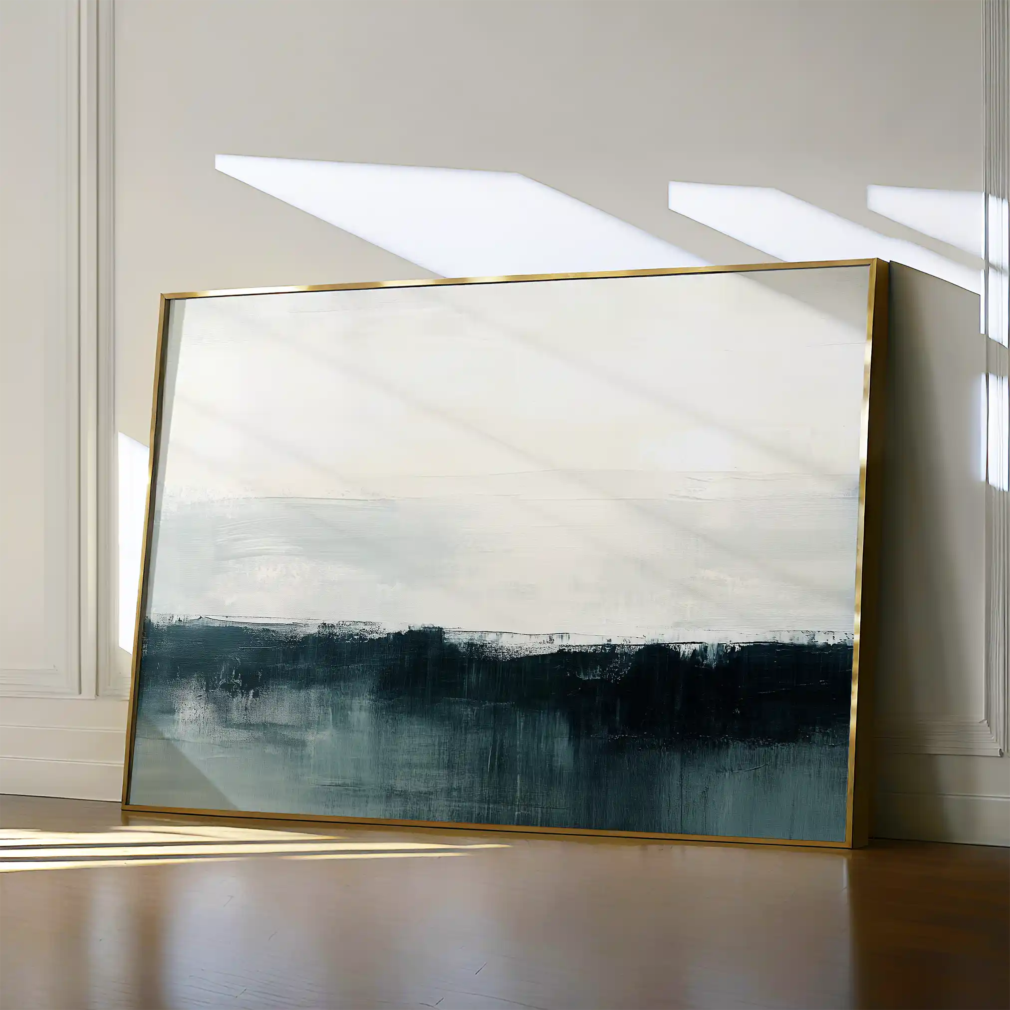 Abstract 306 Canvas Art 60 x 40 cm / Black