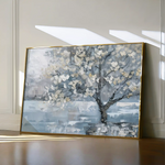 Floral 306 Canvas Art 60 x 40 cm / Black