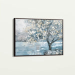 Floral 306 Canvas Art 60 x 40 cm / Black