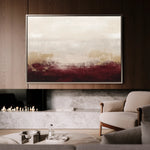Abstract 307 Canvas Art 18" x 24" / 45 x 60 cm / Black