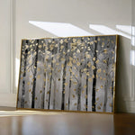Floral 307 Canvas Art 18" x 24" / 45 x 60 cm / Black