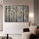 Floral 307 Canvas Art 18" x 24" / 45 x 60 cm / Black