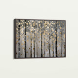 Floral 307 Canvas Art 18" x 24" / 45 x 60 cm / Black