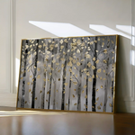 Floral 307 Canvas Art 60 x 40 cm / Black