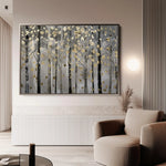 Floral 307 Canvas Art 60 x 40 cm / Black