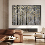 Floral 307 Canvas Art 60 x 40 cm / Black
