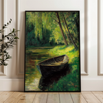 Landscape 307 Canvas Art 18" x 24" / 45 x 60 cm / Black