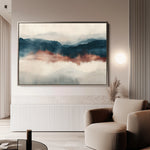 Abstract 308 Canvas Art 18" x 24" / 45 x 60 cm / Black