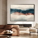 Abstract 308 Canvas Art 18" x 24" / 45 x 60 cm / Black