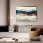 Abstract 308 Canvas Art 18" x 24" / 45 x 60 cm / Black