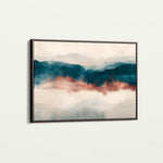 Abstract 308 Canvas Art 18" x 24" / 45 x 60 cm / Black
