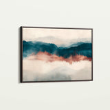 Abstract 308 Canvas Art 18" x 24" / 45 x 60 cm / Black