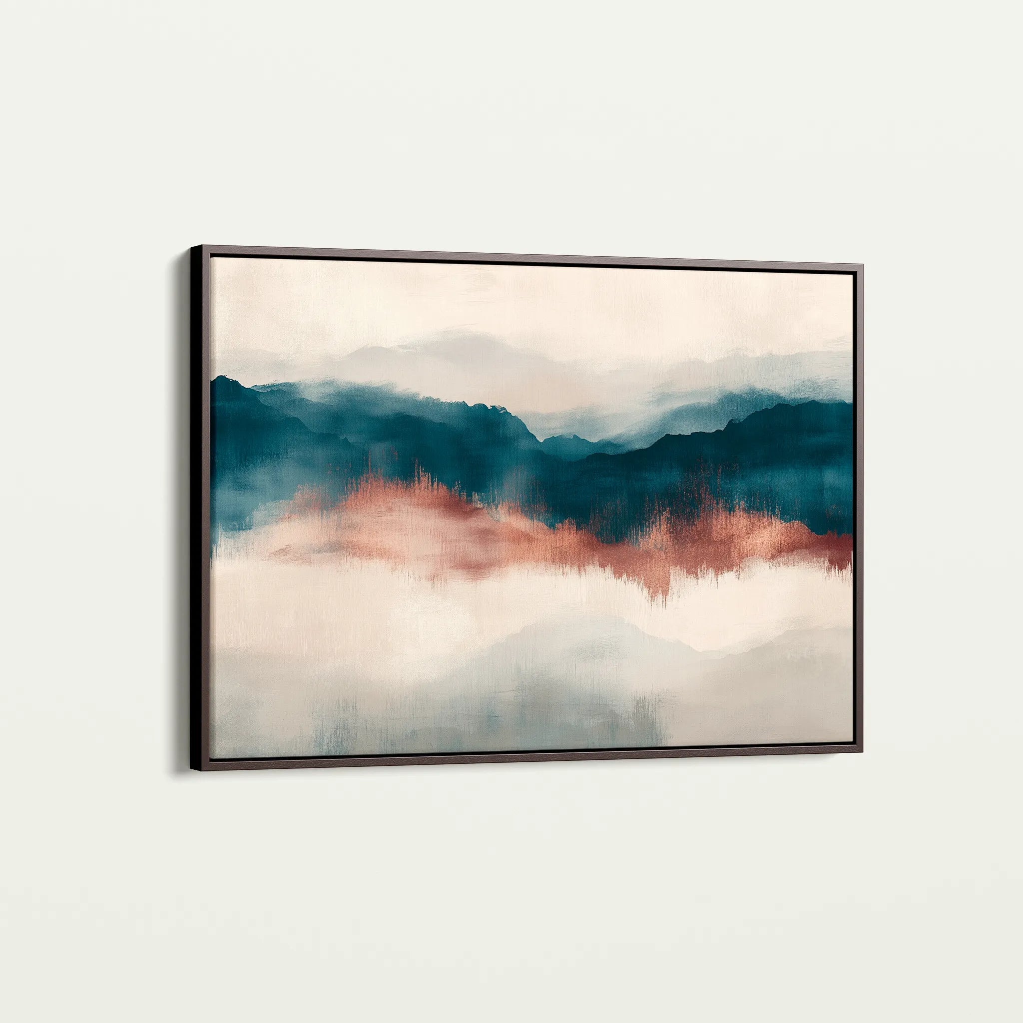 Abstract 308 Canvas Art 18" x 24" / 45 x 60 cm / Black