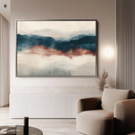 Abstract 308 Canvas Art 60 x 40 cm / Black