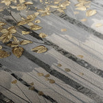 Floral 308 Canvas Art 18" x 24" / 45 x 60 cm / Black