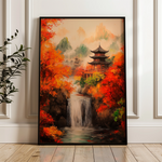 Landscape 308 Canvas Art 18" x 24" / 45 x 60 cm / Black