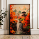 Landscape 308 Canvas Art 18" x 24" / 45 x 60 cm / Black