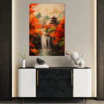 Landscape 308 Canvas Art 18" x 24" / 45 x 60 cm / Black