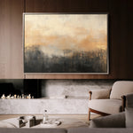Abstract 309 Canvas Art 18" x 24" / 45 x 60 cm / Black