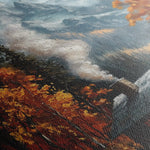 Landscape 309 Canvas Art 60 x 40 cm / Black
