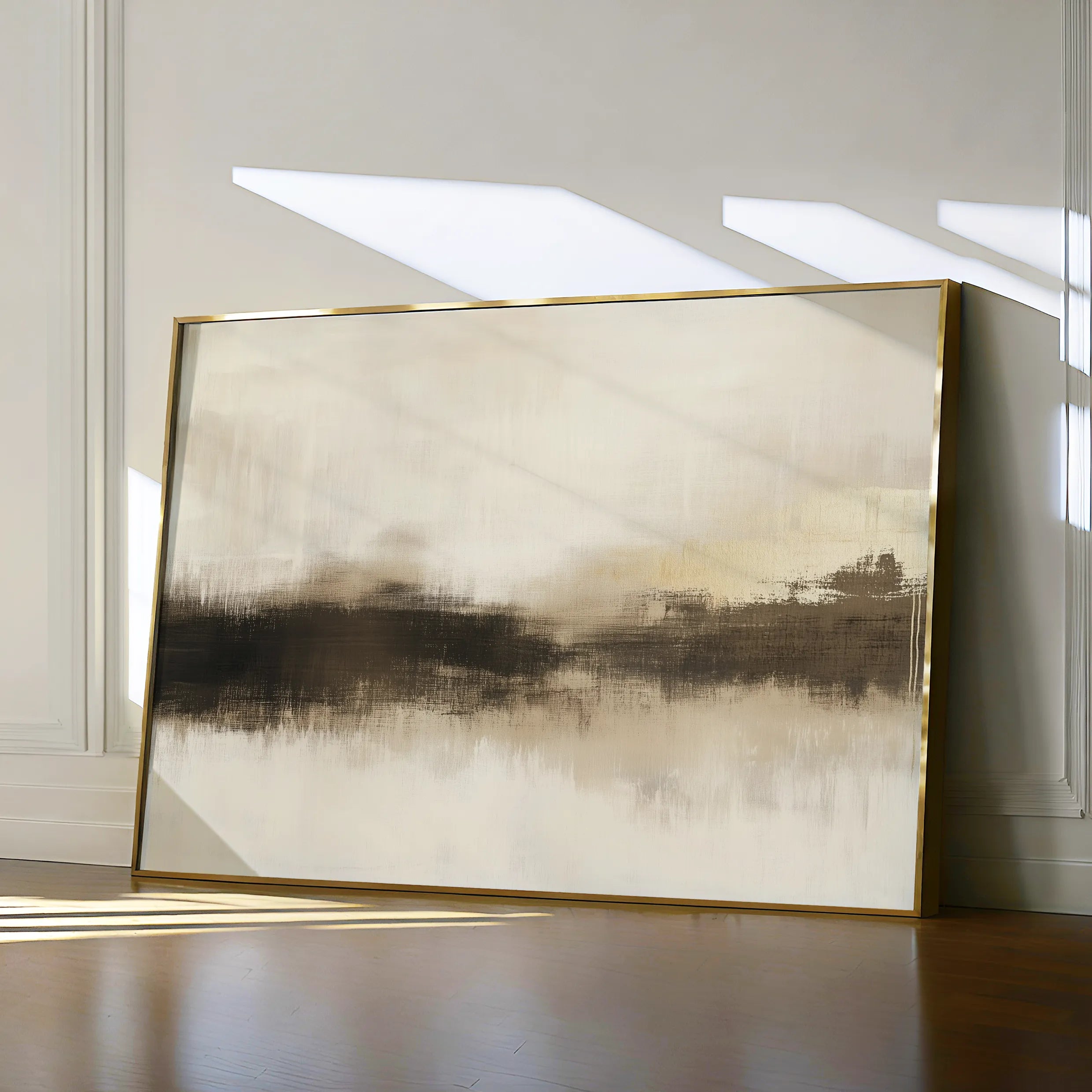 Abstract 310 Canvas Art 18" x 24" / 45 x 60 cm / Black